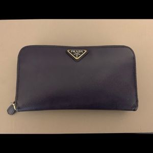 Prada leather wallet